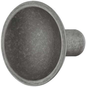 Knob zi.antique pewter 12x30mm 30 mm