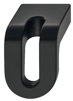 Knob zi.black matt 35x29mm 29 mm