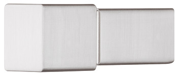Knob alu.nick.brush. 14x34mm 34 mm