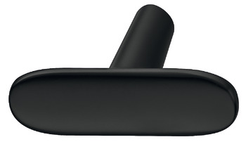 Knob zi.black matt 46x31mm 31 mm