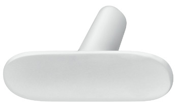Knob zi.white matt 46x31mm 31 mm