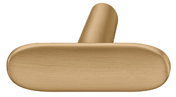Knob zi.gold col.brush. 46x31mm 31 mm