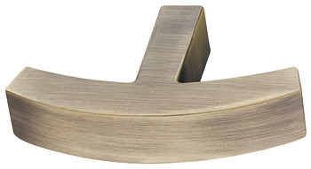 Knob zi.antique brass brushed 62x42mm 42 mm