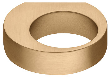 Knob zi.gold col.brush. 56x50mm 50 mm