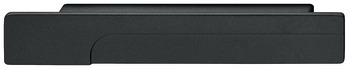 Handle zi.dark pewter 124x23mm 23 mm