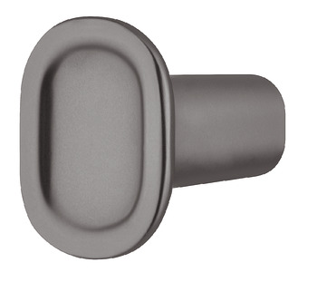 Knob zi.titanium grey mat. 24x29mm 29 mm