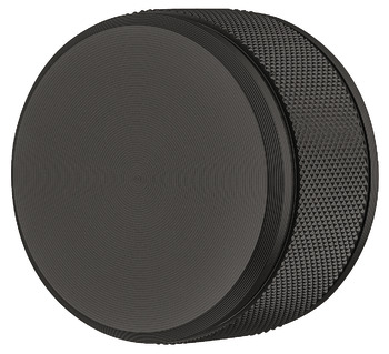 Knob alu.black matt 50x30mm 30 mm