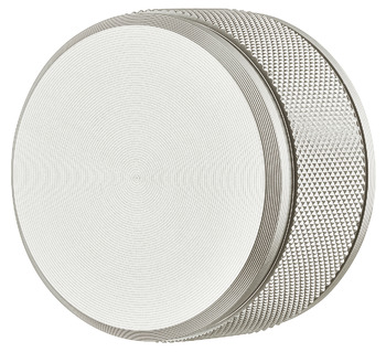 Knob alu.nick.brush. 50x30mm 30 mm