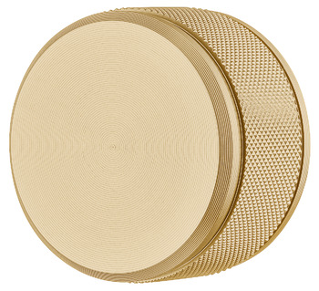 Knob alu.gold col.brush. 50x30mm 30 mm