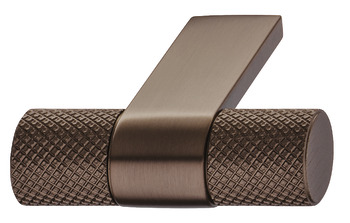 Knob Zi./Alu.metallic bronze.44x39mm