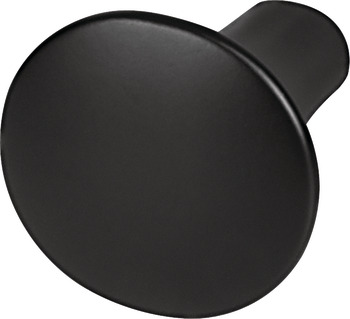 Knob zi.mat.black.26x31mm 31 mm