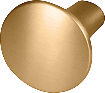 Knob zi.gold.brush. 26x31mm 31 mm