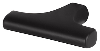 Knob zi.mat.black.47x33mm 33 mm