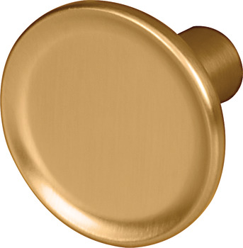 Knob zi.gold.brush. 35x28mm 28 mm