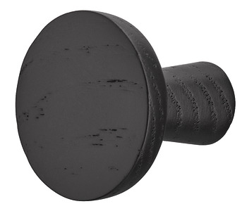 Knob oak black stained 32x31,5mm