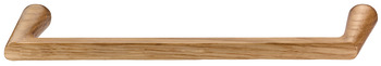Handle oak natural varnished 142x32mm 32 mm