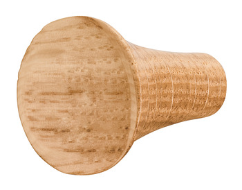Knob oak natural varnished 26,7x31mm 31 mm