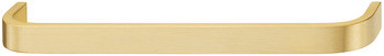 Handle brass matt brushed 134x40mm 40 mm