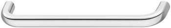 Handle zinc chr.pol. 136x27mm