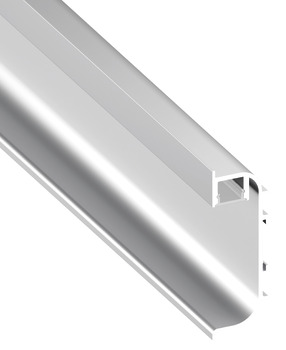 Rec.grip C-profile LED alu.silv. 2500mm