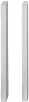 End profile alu.silver col.600mm 600 mm