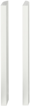 End profile alu.white 1150mm 1150 mm