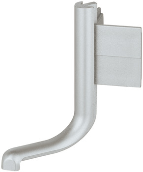 Coltar exterior profil J, plastic, gri 