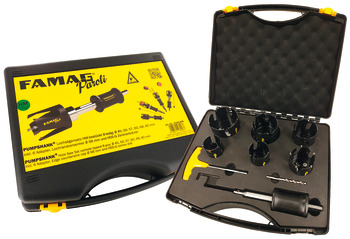 Hole-cutting set HM 8-part 