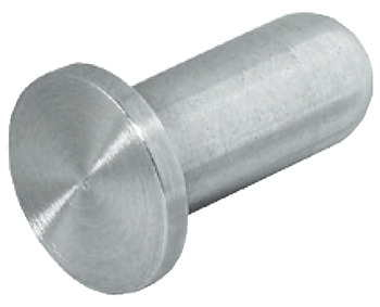 buton inox, fi 10 mm, finisaj mat 10 mm