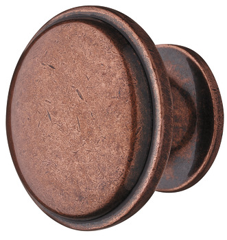 KNOB ZN COPPER M4 36X28MM