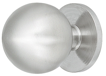 Knob st.st.matt 20x27mm