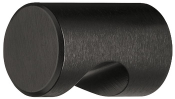 Knob alu.black 20x30mm 30 mm