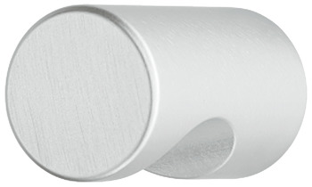 25X25MM ALU FR KNOB SILVER ANODIZED ALU 25 mm