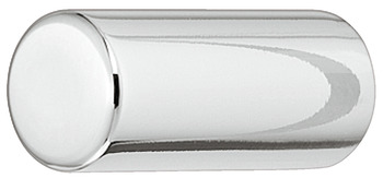 Knob brass chr.pl.pol. 12x25mm 25 mm