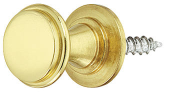 Knob brass pol. 12x11mm