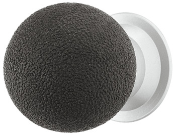Knob black/grey 25x31mm 31 mm
