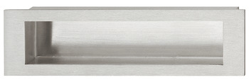 Flush handle stst.matt 84x23mm