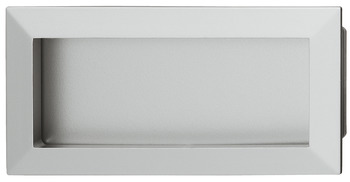 Flush handle zi.aluc. 138x69mm