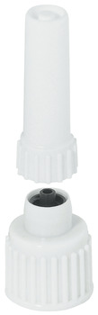 Dosing needle adapter pl.blk. 