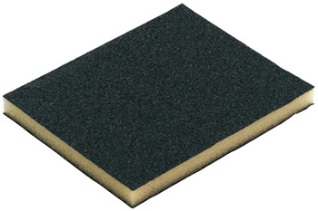 Sanding pad P100 123x98x12,5mm 12.5 mm