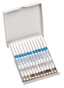 flex-pen set cr pt lemn, 12 bucati