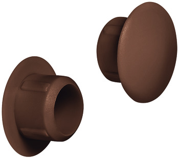 capac plast, d 15 x 10mm, maro ral 8014 10 mm