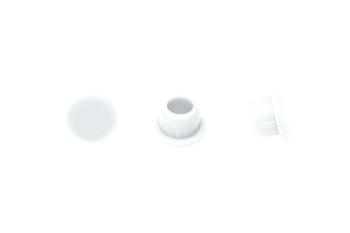 Cover Cap Clamex Pure White
