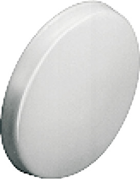 Cover cap white d=17mm 17 mm