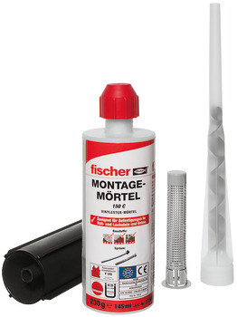 Mounting mortar set