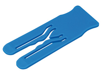 Spacer plate pl.blue 2mm
