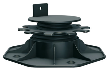 Adj.foot tilt 8% black 65-155mm 155 mm
