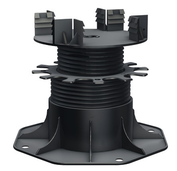 Adj.foot tilt 8% black 65-155mm 155 mm