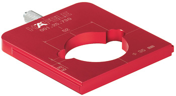 Sablon gaurire pentru balama d35/52/5,mm