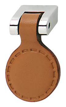 maner piele aliaj zn,maro/cr luc.25x38mm 38 mm